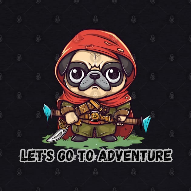 Adventurous Pug Kawaii - RPG Traveler's Cosplay by SzlagRPG